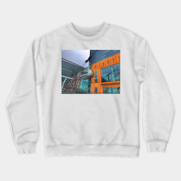 Portland tramway Crewneck Sweatshirt by WelshDesigns